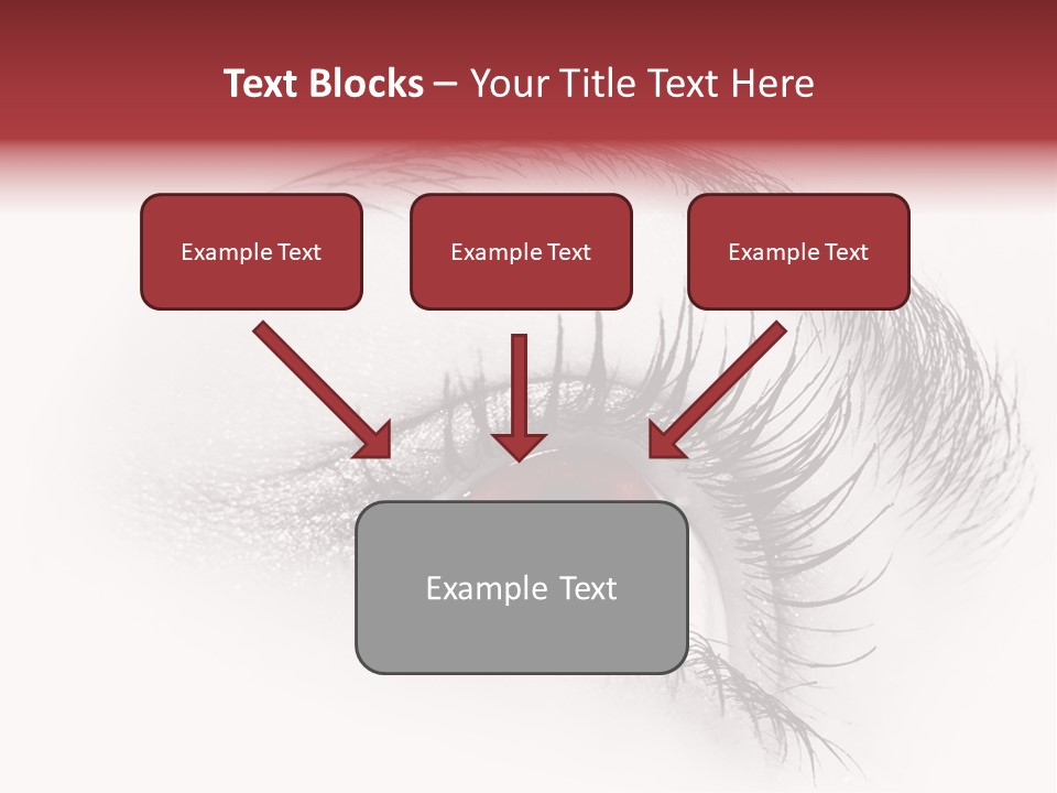 Makeup Staring Beast PowerPoint Template