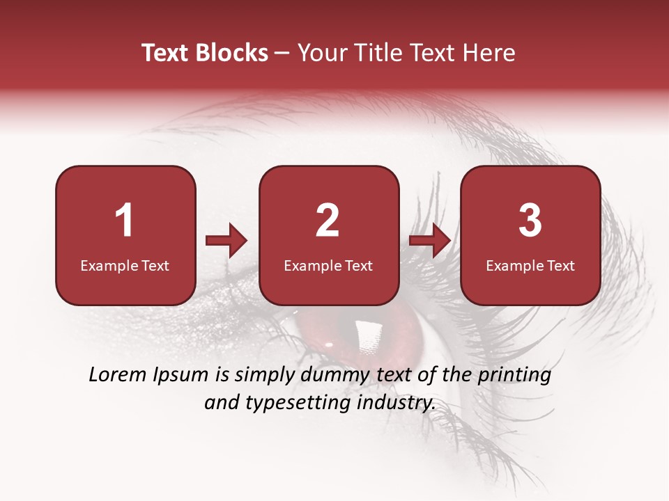 Makeup Staring Beast PowerPoint Template