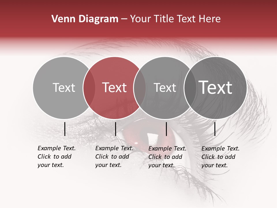 Makeup Staring Beast PowerPoint Template