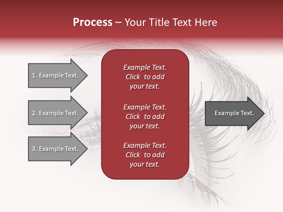 Makeup Staring Beast PowerPoint Template