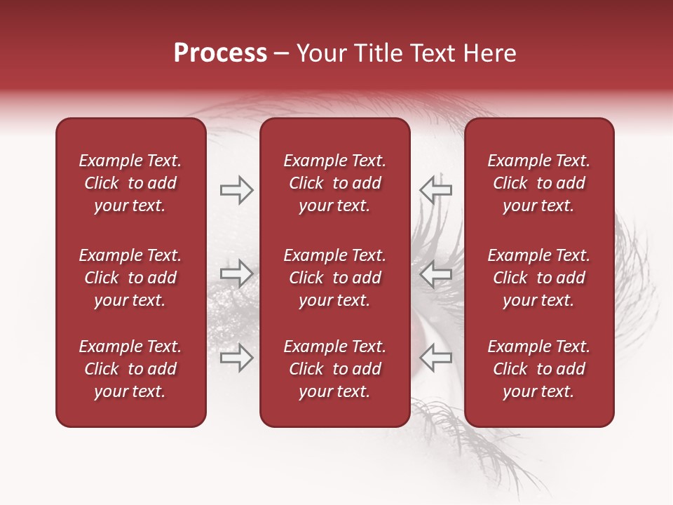 Makeup Staring Beast PowerPoint Template