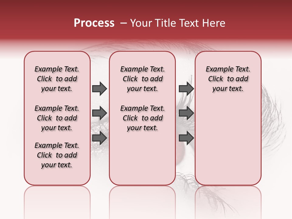 Makeup Staring Beast PowerPoint Template