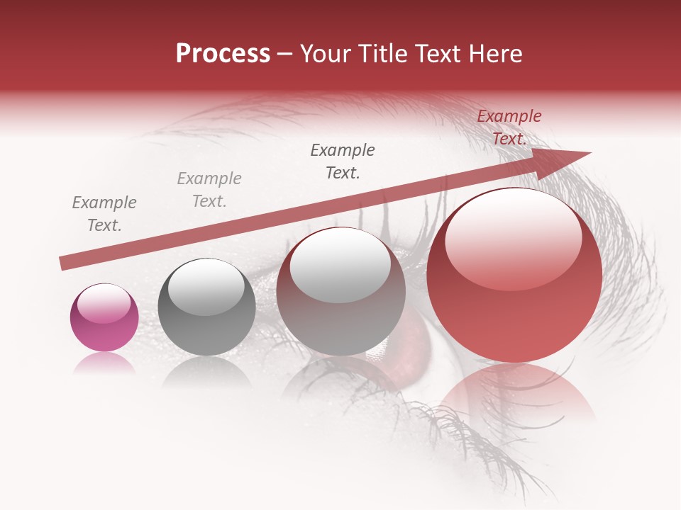 Makeup Staring Beast PowerPoint Template