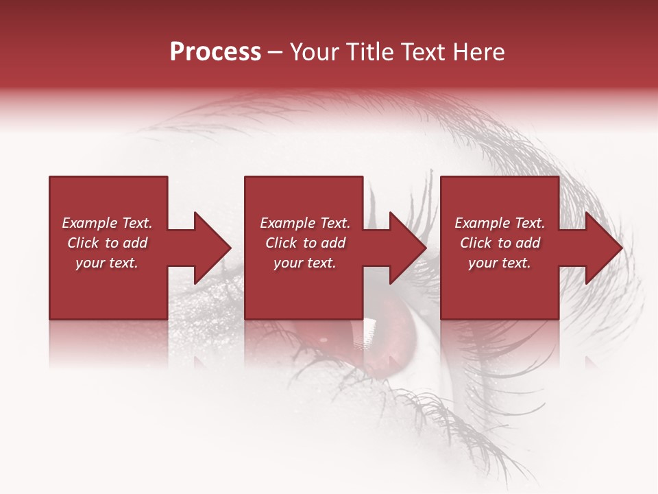 Makeup Staring Beast PowerPoint Template