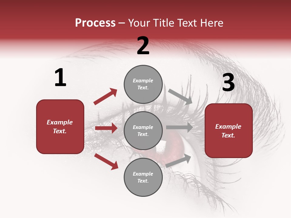 Makeup Staring Beast PowerPoint Template