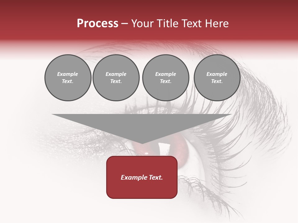 Makeup Staring Beast PowerPoint Template