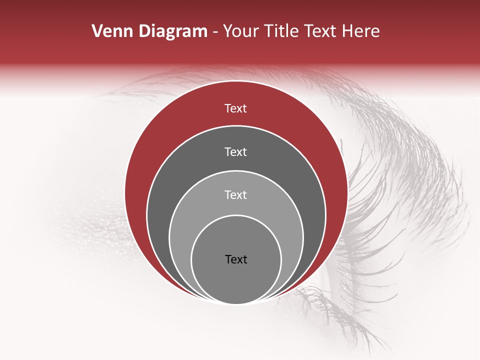 Makeup Staring Beast PowerPoint Template