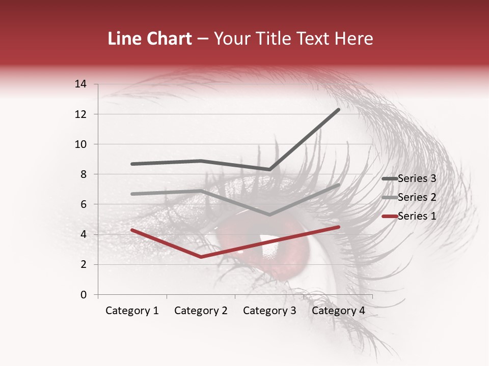 Makeup Staring Beast PowerPoint Template