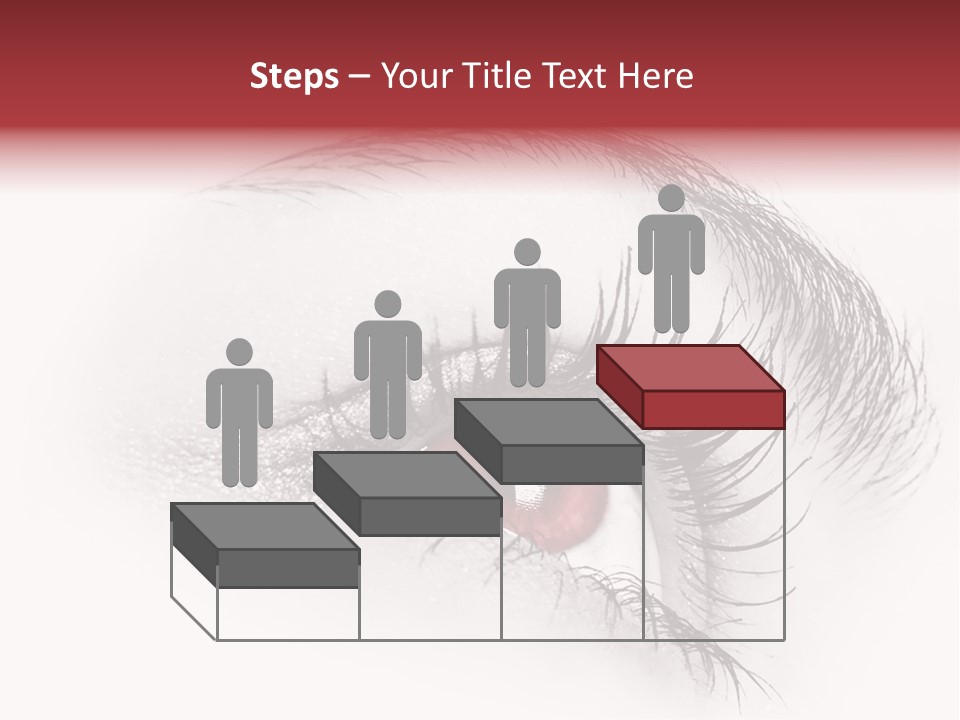 Makeup Staring Beast PowerPoint Template