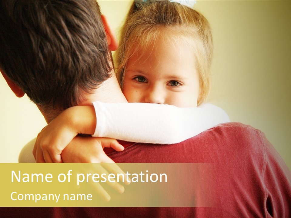 Pretty Smile Father PowerPoint Template