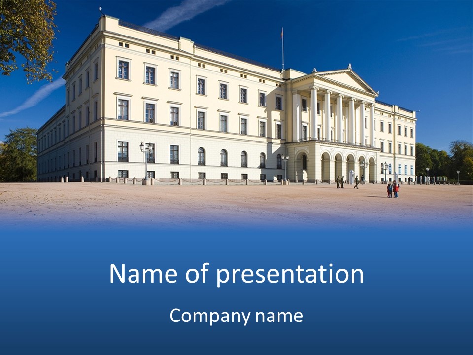 Oslo Europe Building PowerPoint Template