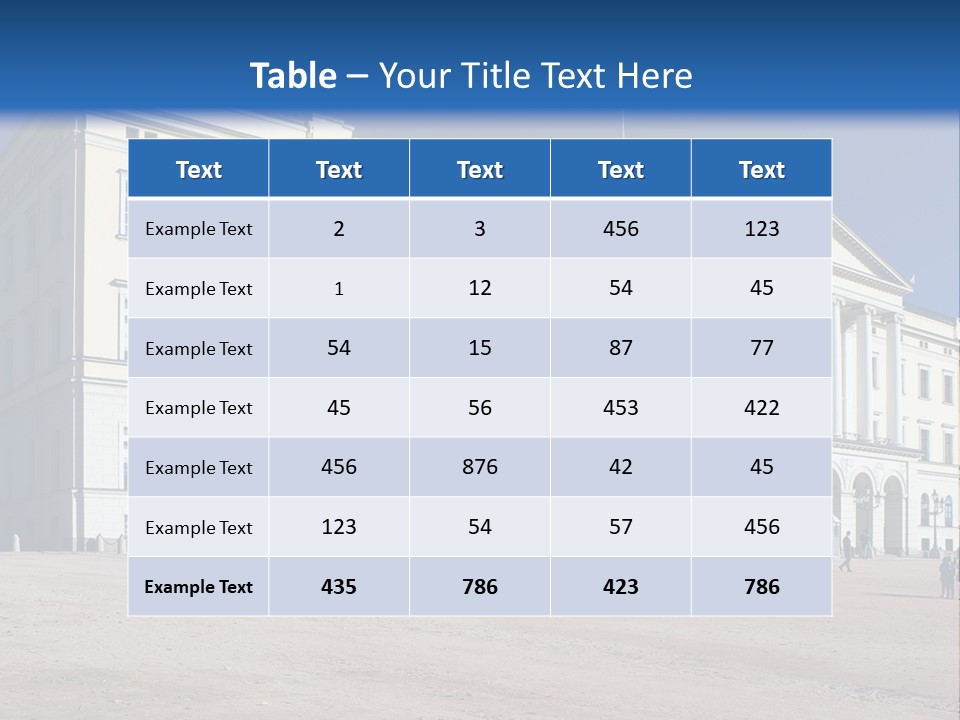 Oslo Europe Building PowerPoint Template