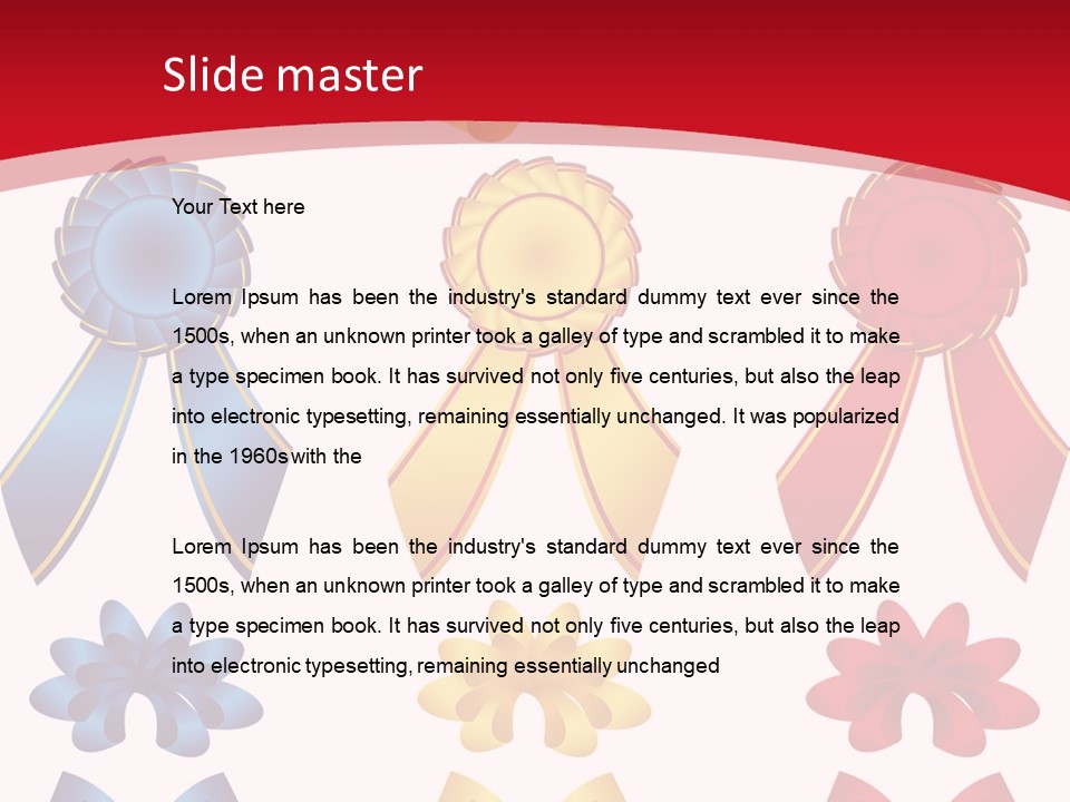 Ribbon Sale Wrapping PowerPoint Template