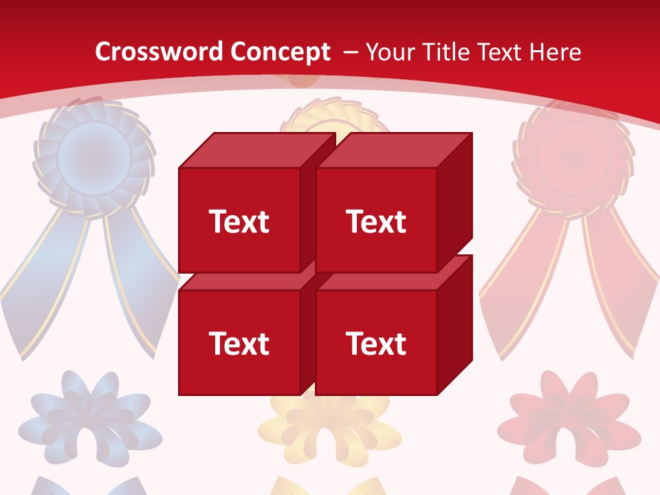 Ribbon Sale Wrapping PowerPoint Template