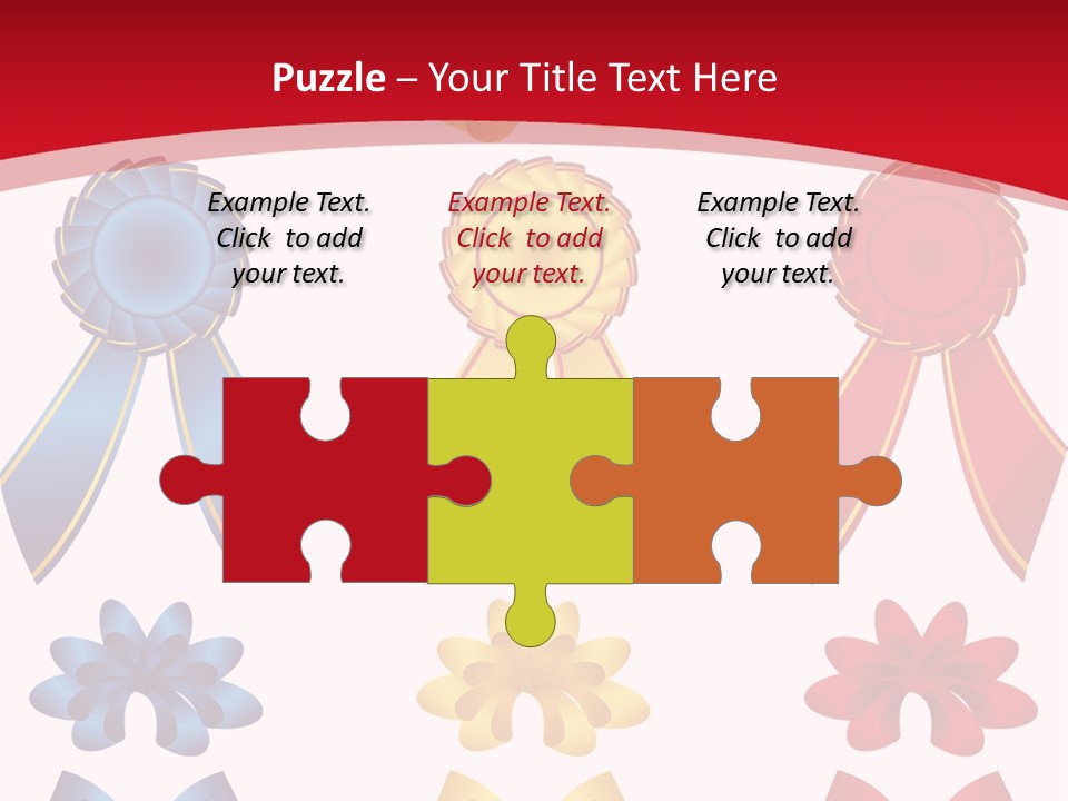 Ribbon Sale Wrapping PowerPoint Template