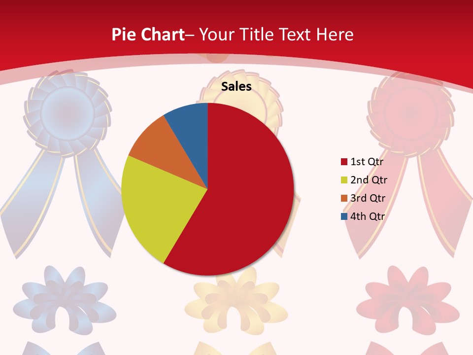 Ribbon Sale Wrapping PowerPoint Template