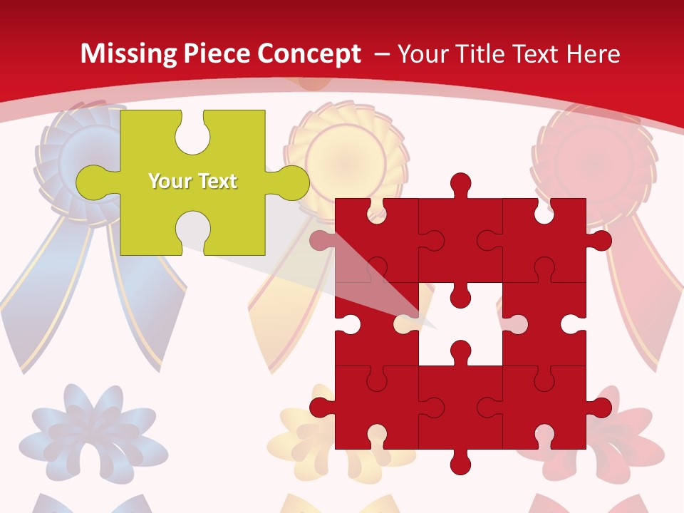 Ribbon Sale Wrapping PowerPoint Template