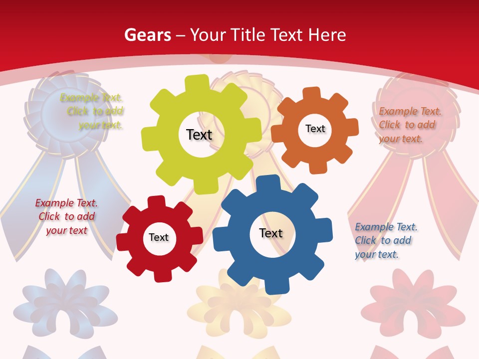 Ribbon Sale Wrapping PowerPoint Template