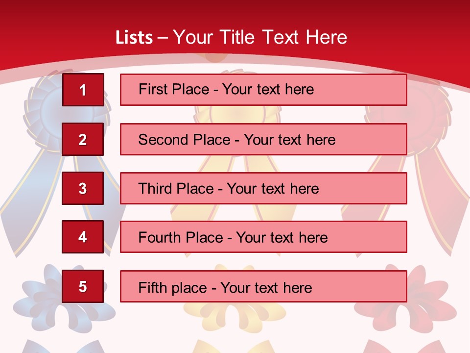 Ribbon Sale Wrapping PowerPoint Template