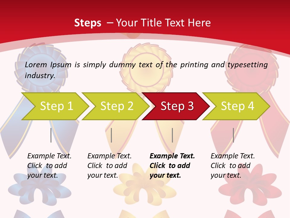 Ribbon Sale Wrapping PowerPoint Template