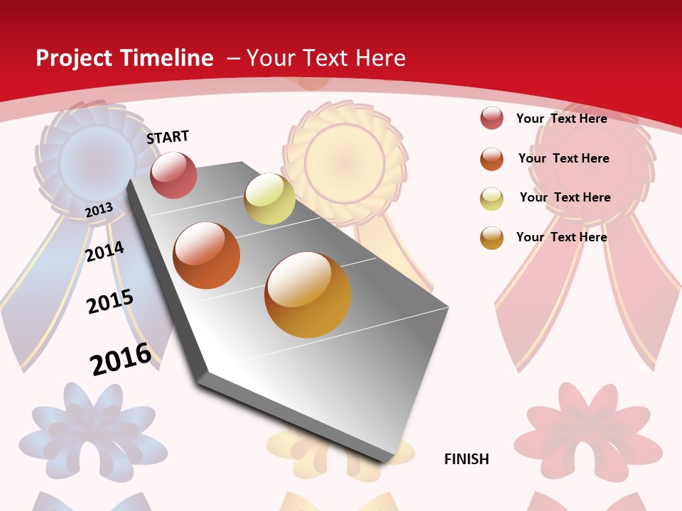 Ribbon Sale Wrapping PowerPoint Template