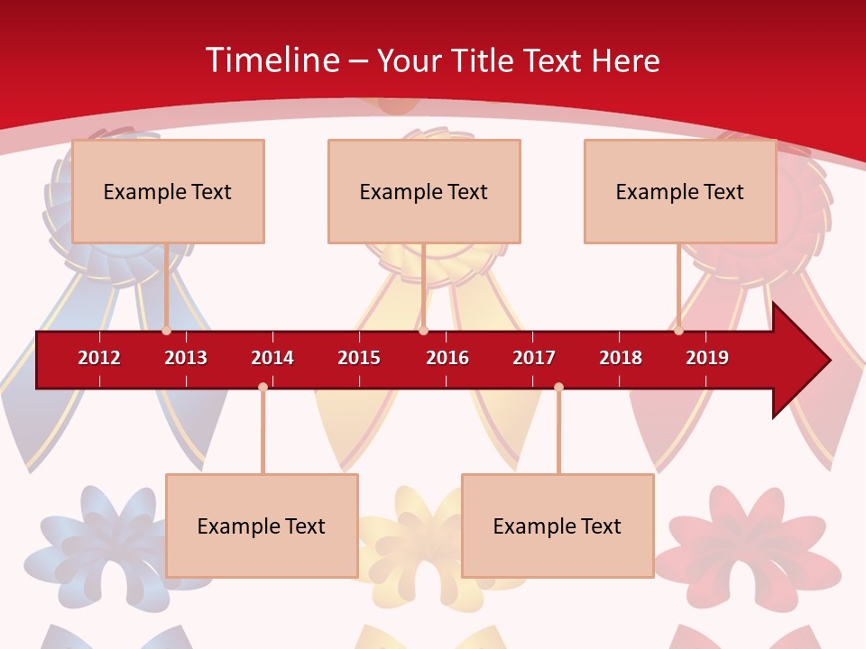Ribbon Sale Wrapping PowerPoint Template