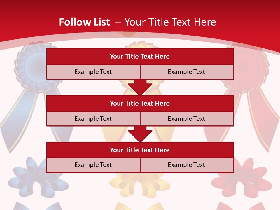 Ribbon Sale Wrapping PowerPoint Template