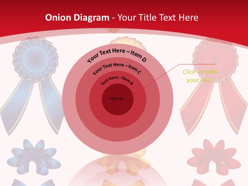 Ribbon Sale Wrapping PowerPoint Template