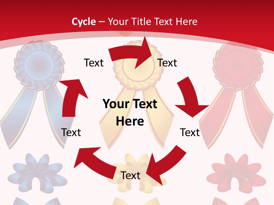 Ribbon Sale Wrapping PowerPoint Template