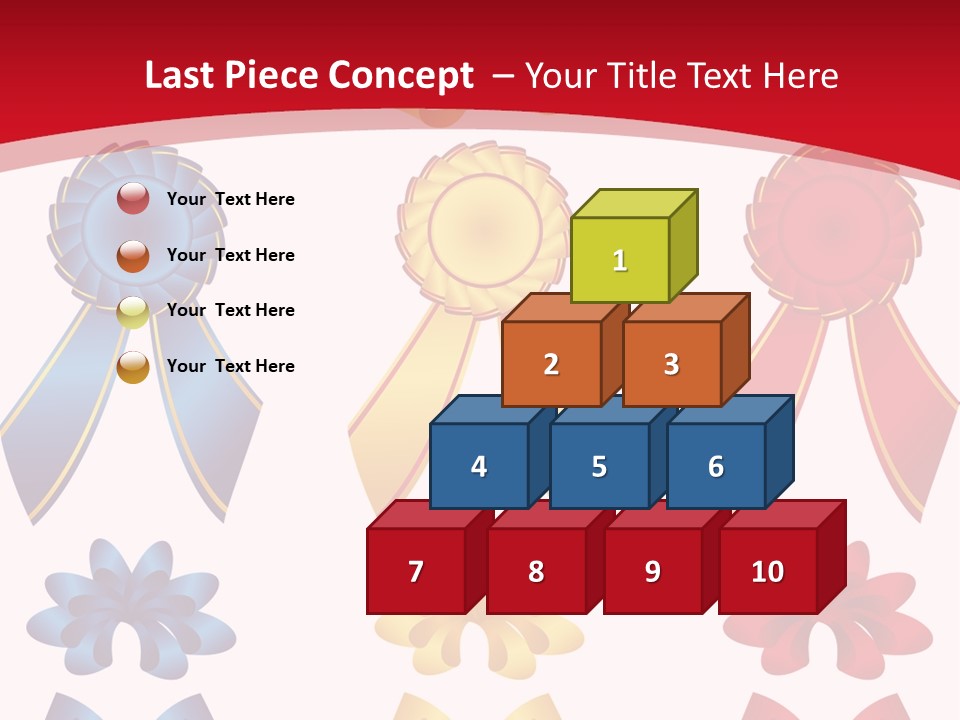 Ribbon Sale Wrapping PowerPoint Template