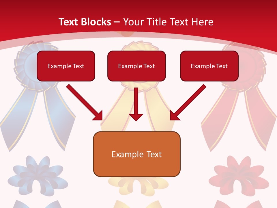 Ribbon Sale Wrapping PowerPoint Template