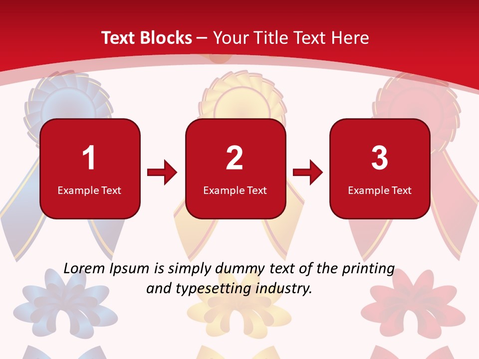 Ribbon Sale Wrapping PowerPoint Template