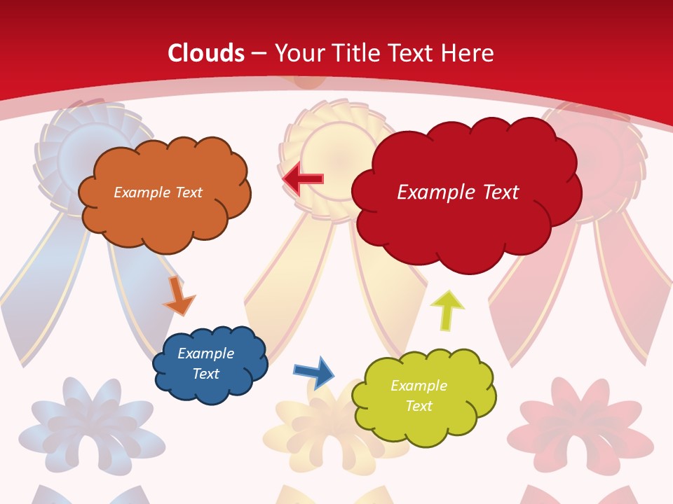 Ribbon Sale Wrapping PowerPoint Template