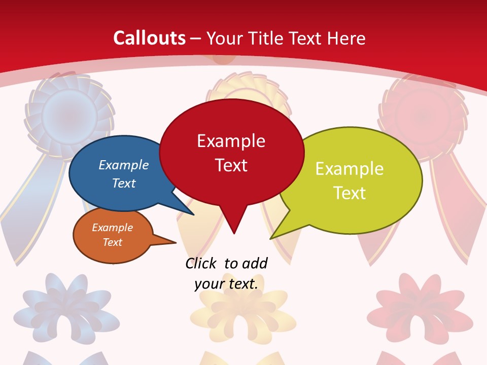 Ribbon Sale Wrapping PowerPoint Template