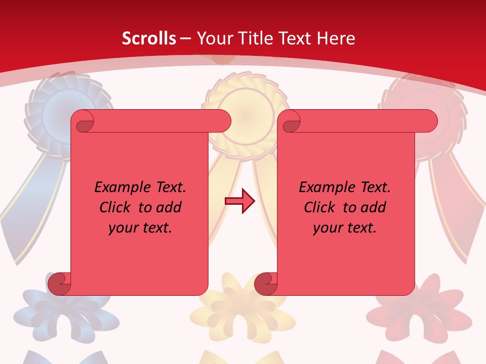 Ribbon Sale Wrapping PowerPoint Template