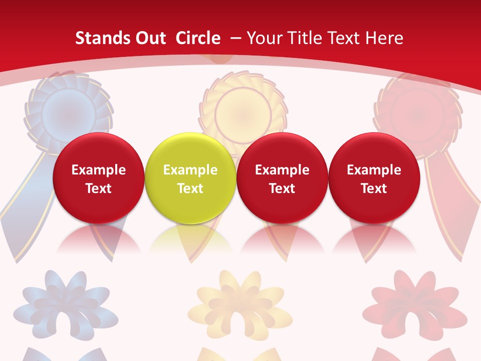 Ribbon Sale Wrapping PowerPoint Template