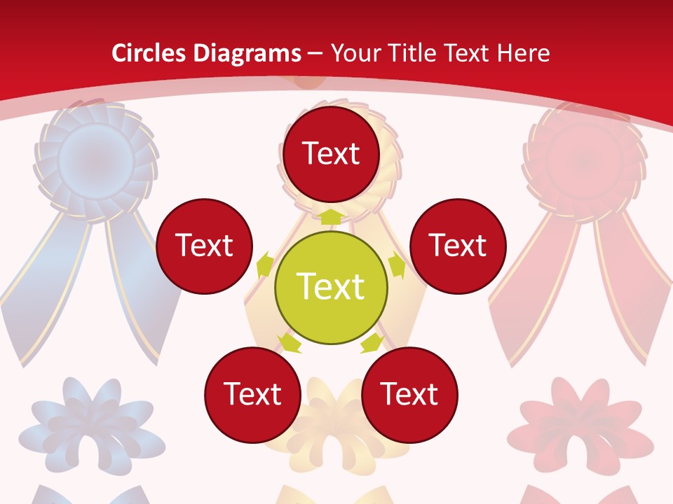 Ribbon Sale Wrapping PowerPoint Template