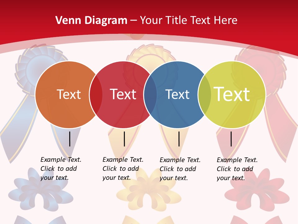 Ribbon Sale Wrapping PowerPoint Template