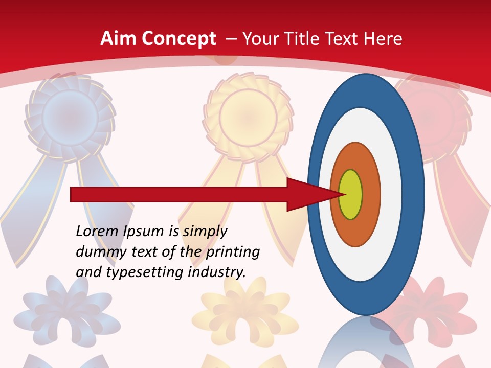 Ribbon Sale Wrapping PowerPoint Template