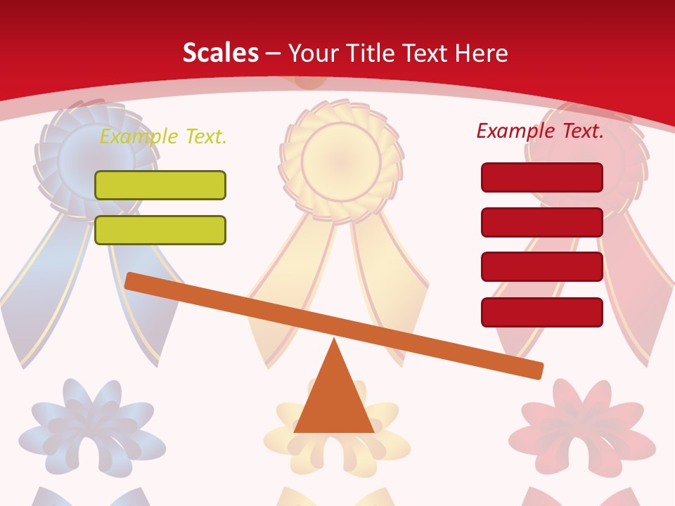 Ribbon Sale Wrapping PowerPoint Template