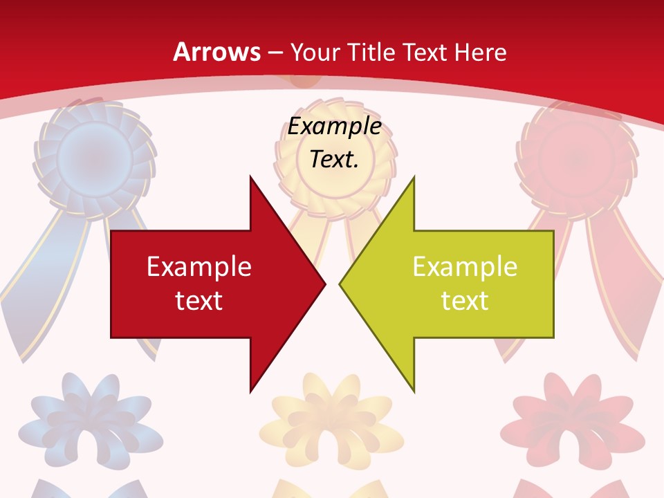 Ribbon Sale Wrapping PowerPoint Template