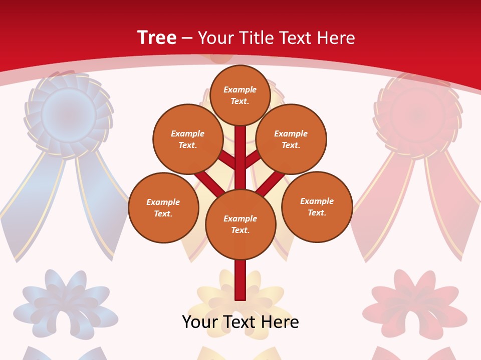 Ribbon Sale Wrapping PowerPoint Template