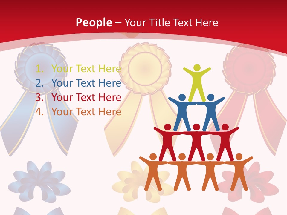 Ribbon Sale Wrapping PowerPoint Template