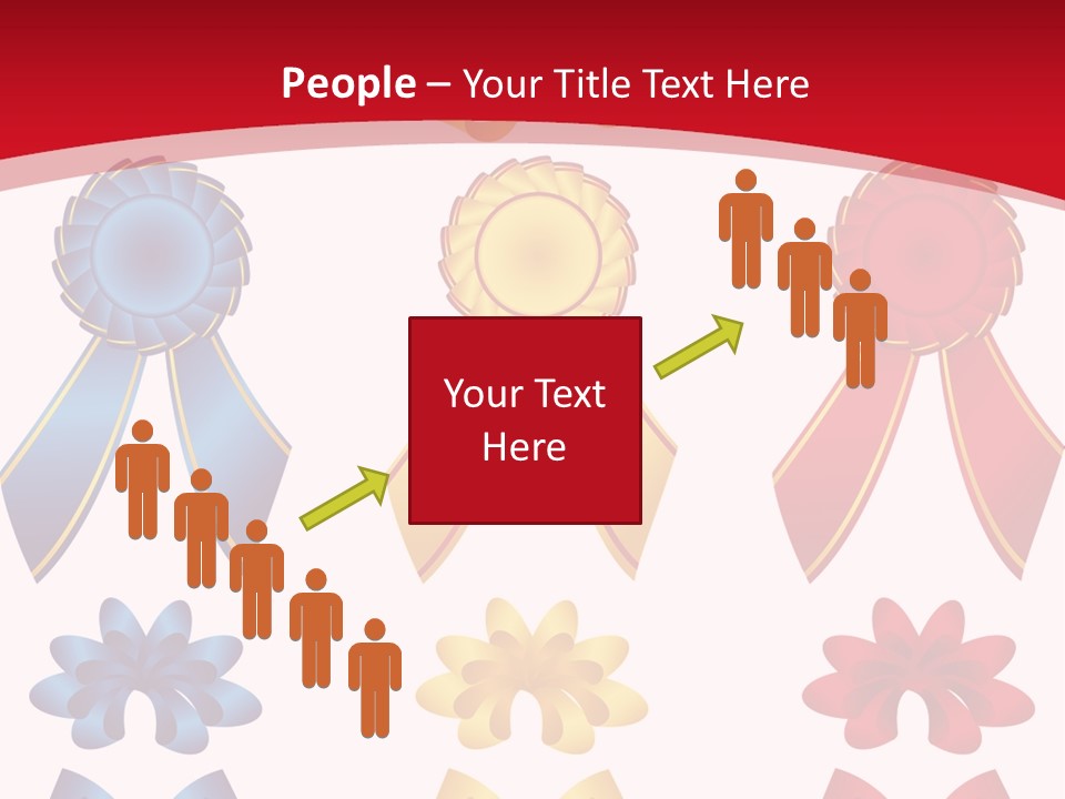 Ribbon Sale Wrapping PowerPoint Template