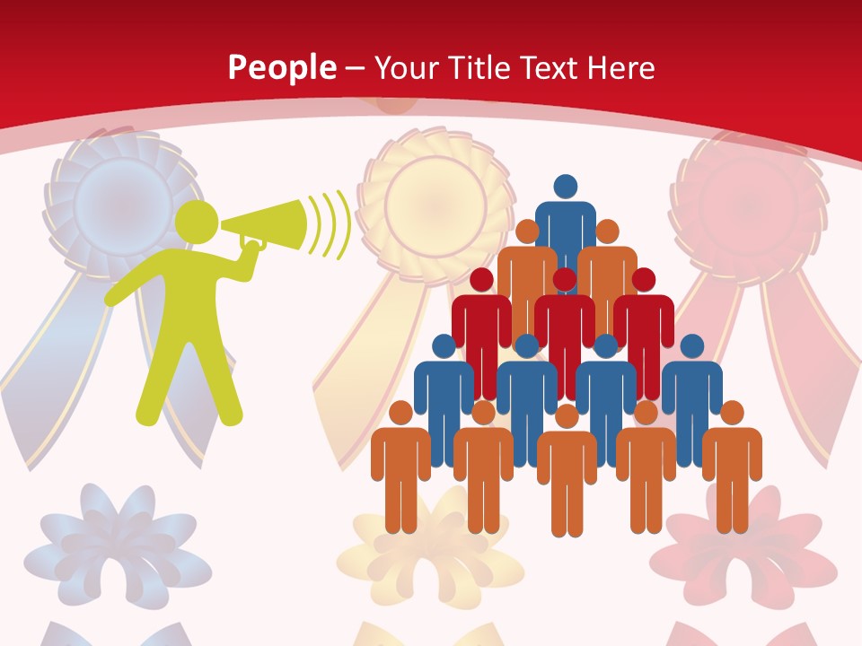 Ribbon Sale Wrapping PowerPoint Template