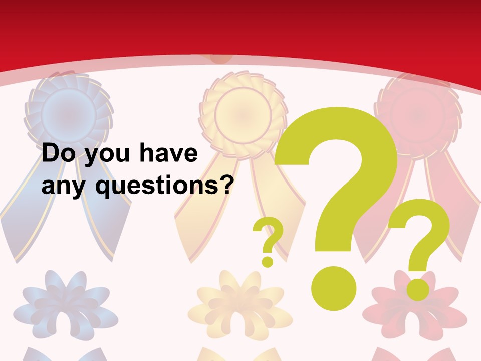 Ribbon Sale Wrapping PowerPoint Template