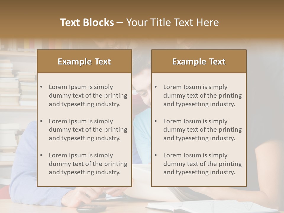 United Writing Person PowerPoint Template