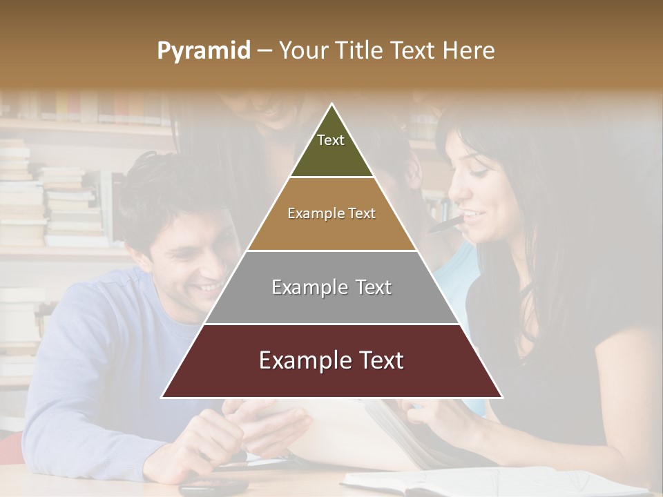 United Writing Person PowerPoint Template