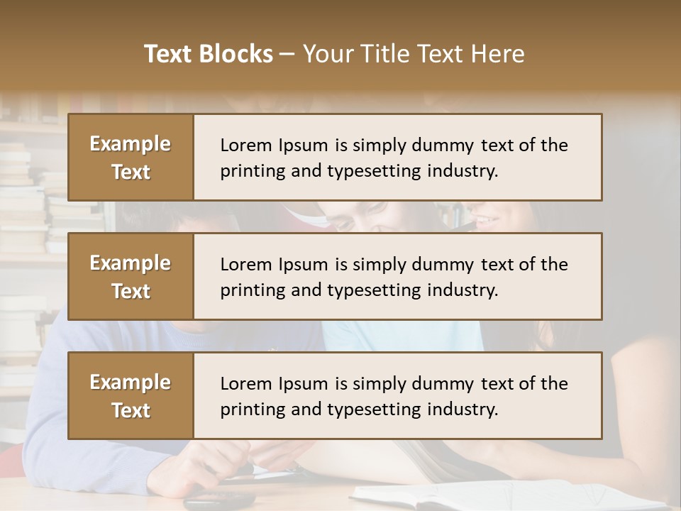 United Writing Person PowerPoint Template