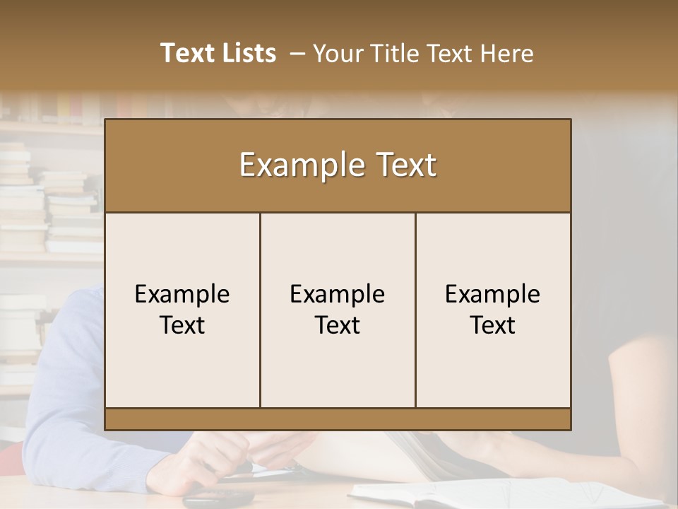United Writing Person PowerPoint Template